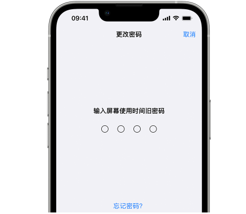 钟祥iPhone屏幕维修分享iPhone屏幕使用时间密码忘记了怎么办 