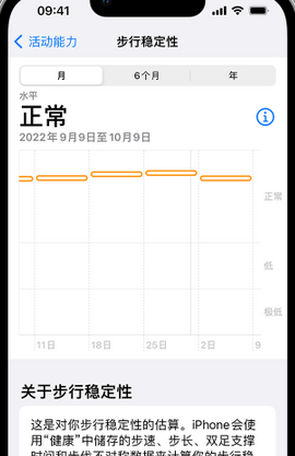 钟祥iPhone手机维修如何在iPhone开启'步行稳定性通知'