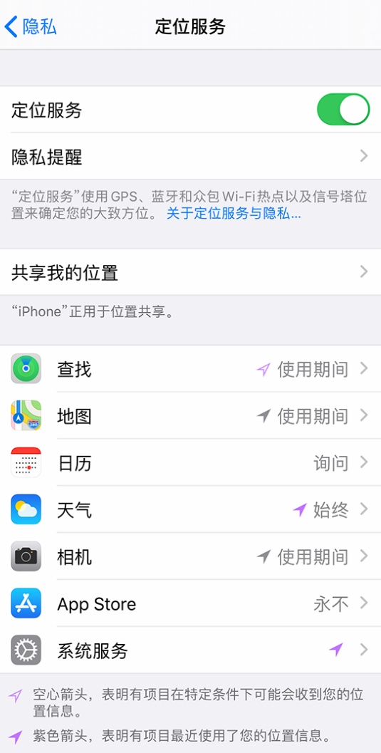 钟祥苹果手机维修分享iPhone 状态栏中时间显示为蓝色图标是什么情况 